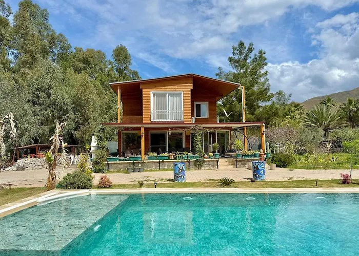 Βίλα Lueks Villa Kaktues Oezel Havuz, Sauna & Jakuzi & Kano *