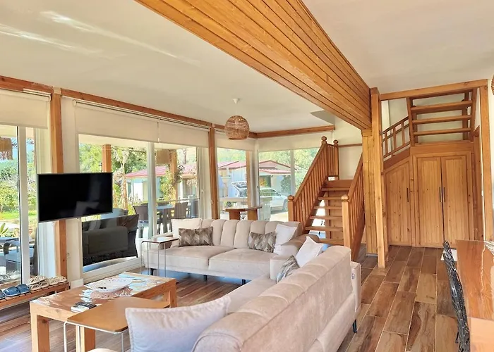 Lüks Villa Kaktüs Özel Havuz, Sauna&Jakuzi&Kano *