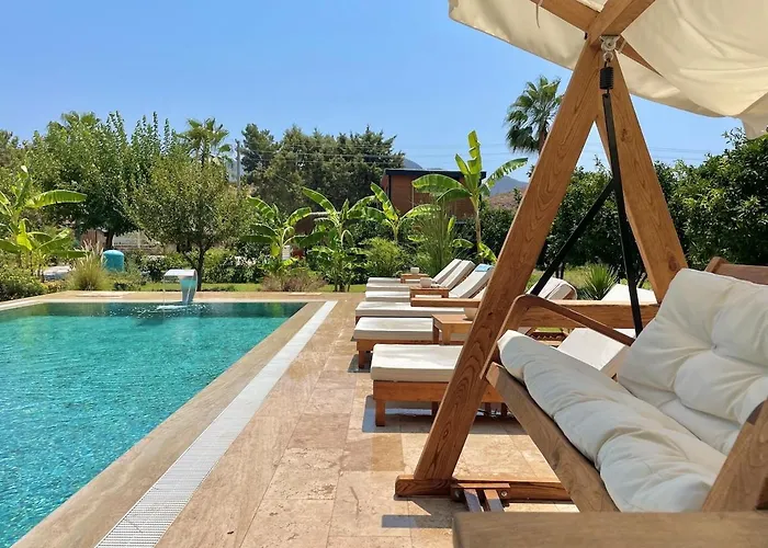 Lüks Villa Kaktüs Özel Havuz, Sauna&Jakuzi&Kano *