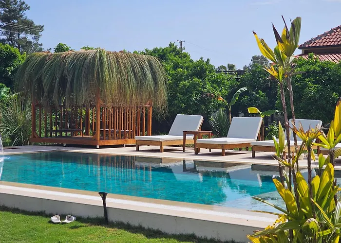 Lüks Villa Kaktüs Özel Havuz, Sauna&Jakuzi&Kano * Marmaris