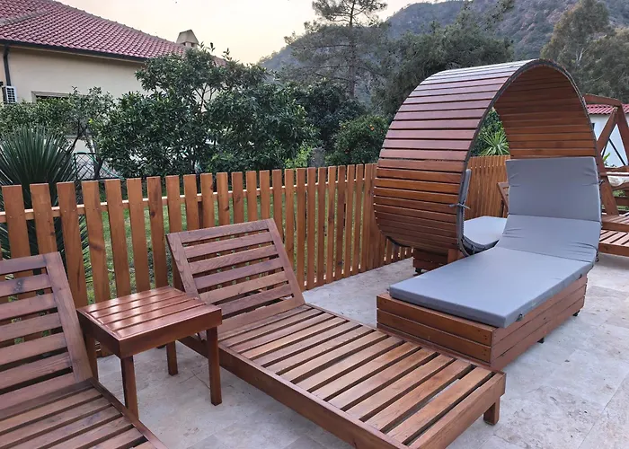 Lueks Villa Kaktues Oezel Havuz, Sauna & Jakuzi & Kano